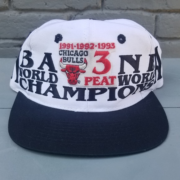 bulls three peat hat
